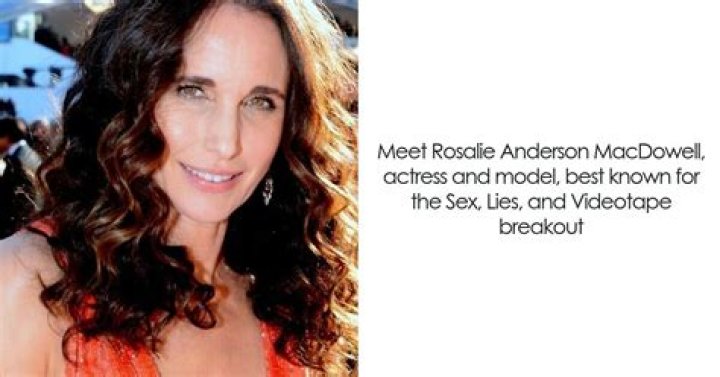 Andie MacDowell Bio (Wiki) 