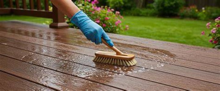 Can I clean my deck with dish soap?