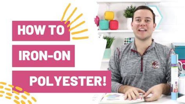 Can you iron on 100 polyester?