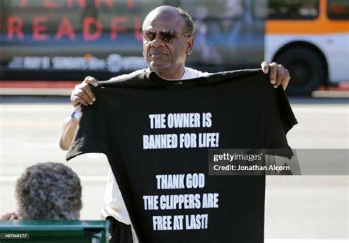 Demonstrators Protest Racist Comments Made By L.A. Clippers Owner Donald Sterling Before Playoff Game