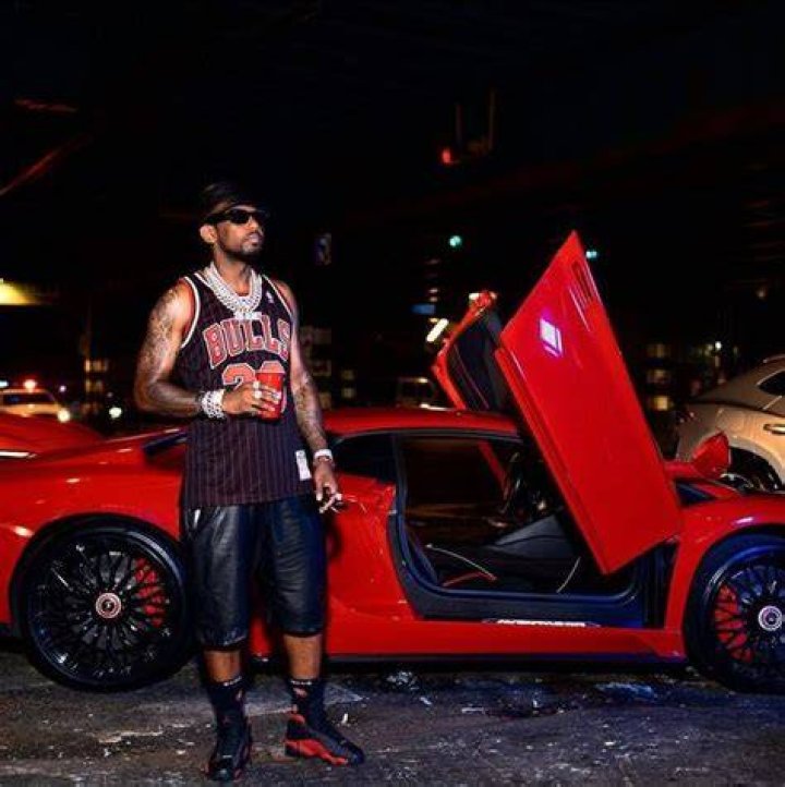Fabolous with his Bentley