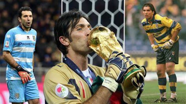 Gianluigi Buffon on holiday with his wife