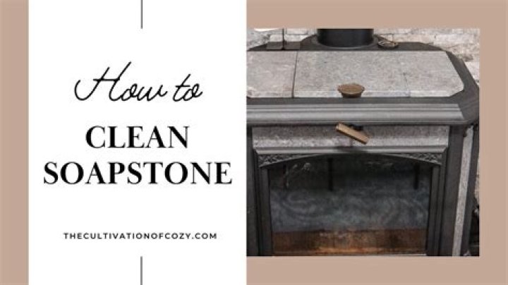 How do you clean a soapstone laundry sink?