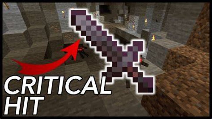 How do you hit a crit in Minecraft?