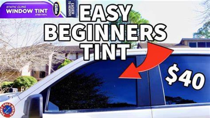 How do you make a static cling window stick?