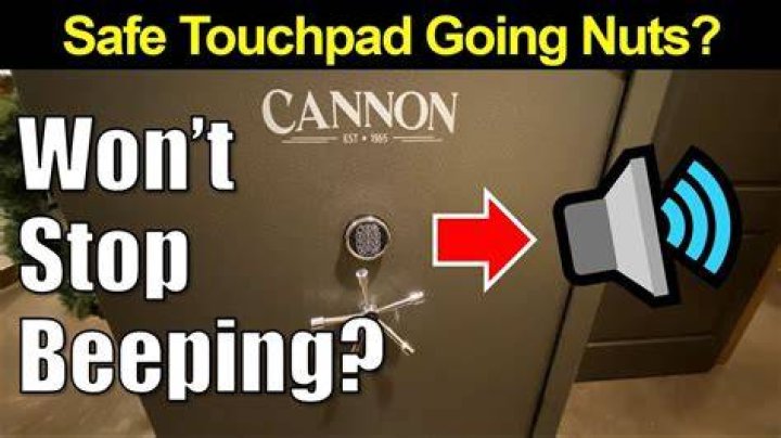 How do you stop a beeping safe?