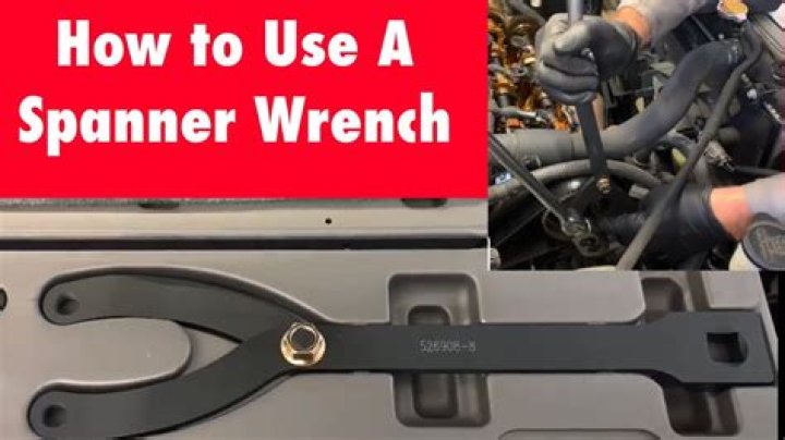 How do you use a spanner tool?