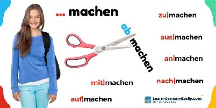How do you use Machen in German?