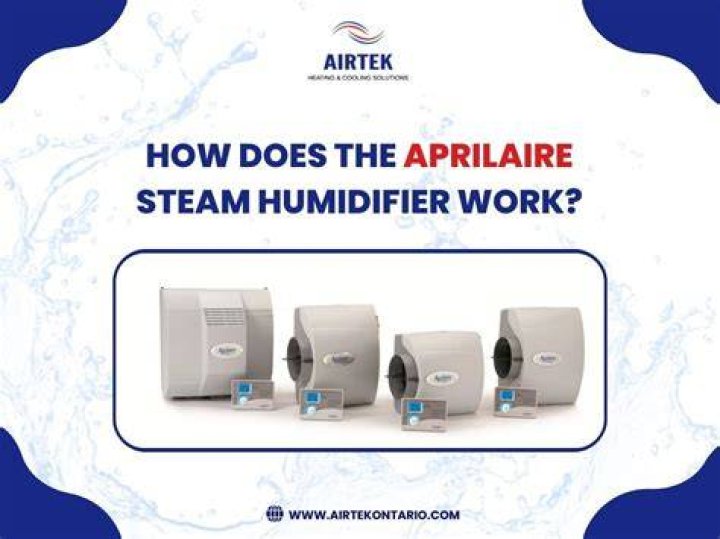 How does an Aprilaire humidifier work?