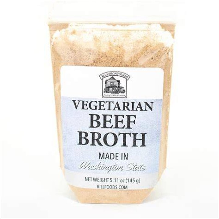 Is beef flavored broth vegetarian?