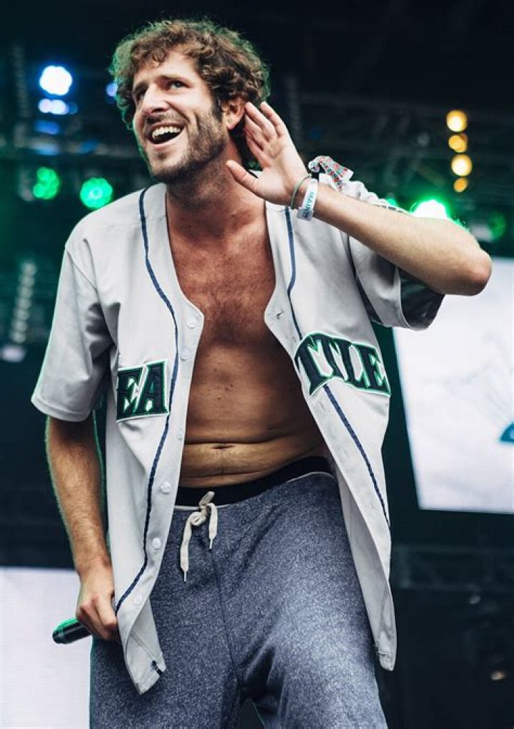Lil Dicky enjoying a good morning walk on his spring tour.