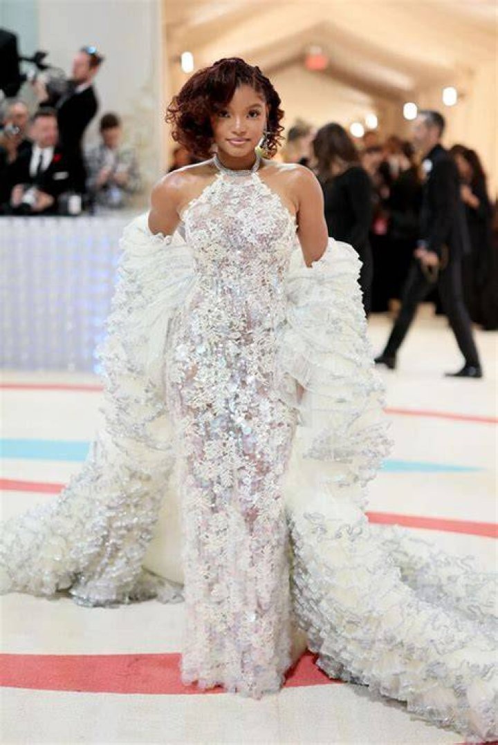 Lily James wore Tamara Ralph at the Met Gala: would be OK without the bangs?