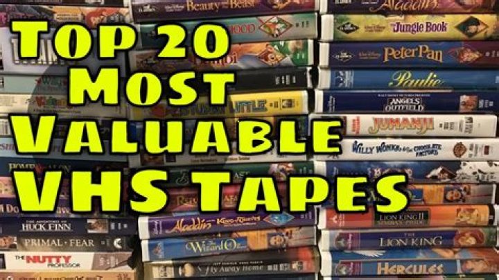 most expensive VHS tapes