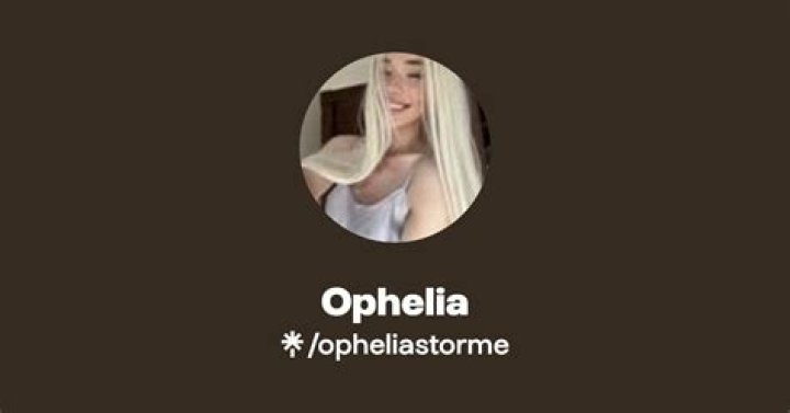 Ophelia Instagram