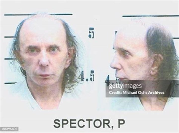 Phil Spector Mug Shot