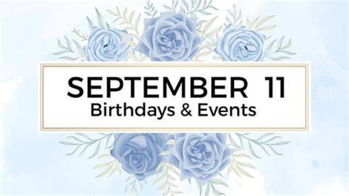 September 11 Birthdays By Profession