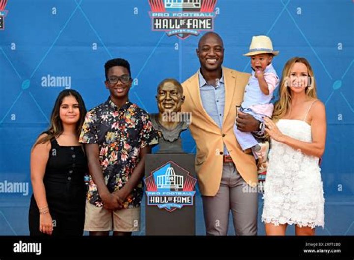The former NFL player DeMarcus Ware with her girlfriend turned wife Angela Daniel.