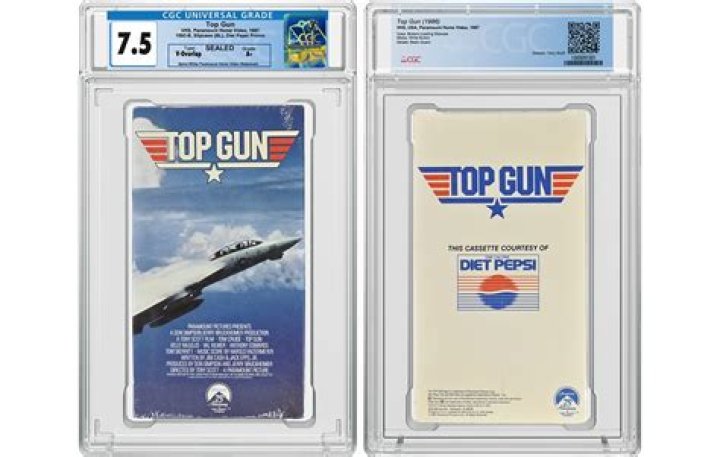 Top Gun most expensive VHS tapes