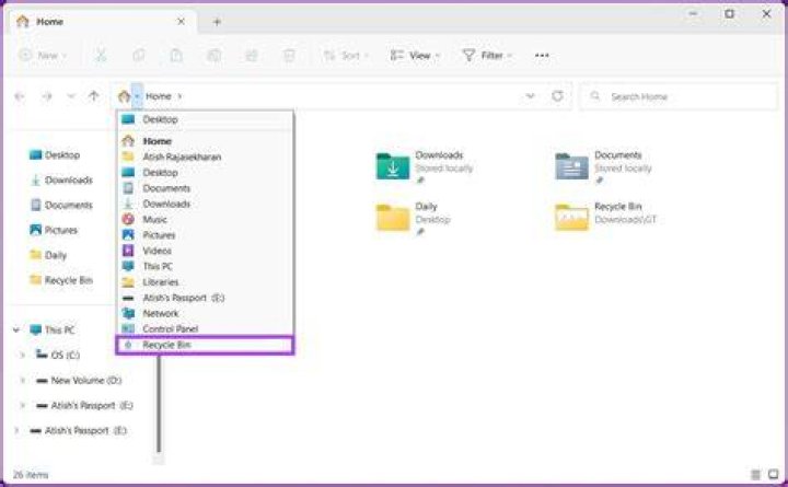 Where is Recycle Bin in lightning?
