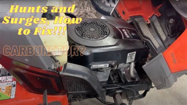 Why does my Kohler engine surge?
